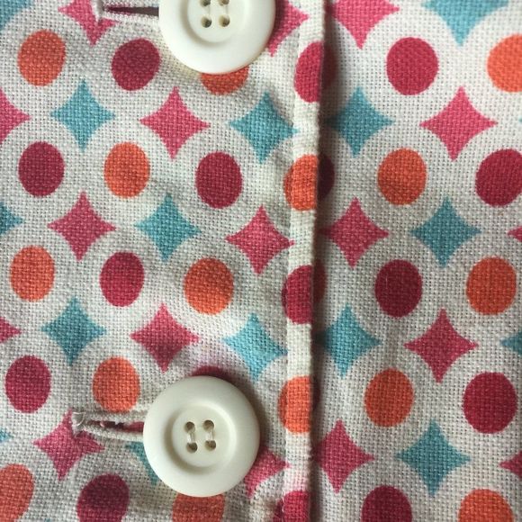 Red Herring London Linen Cotton Spring Coat Size 12 EU US 8 - Picture 15 of 16